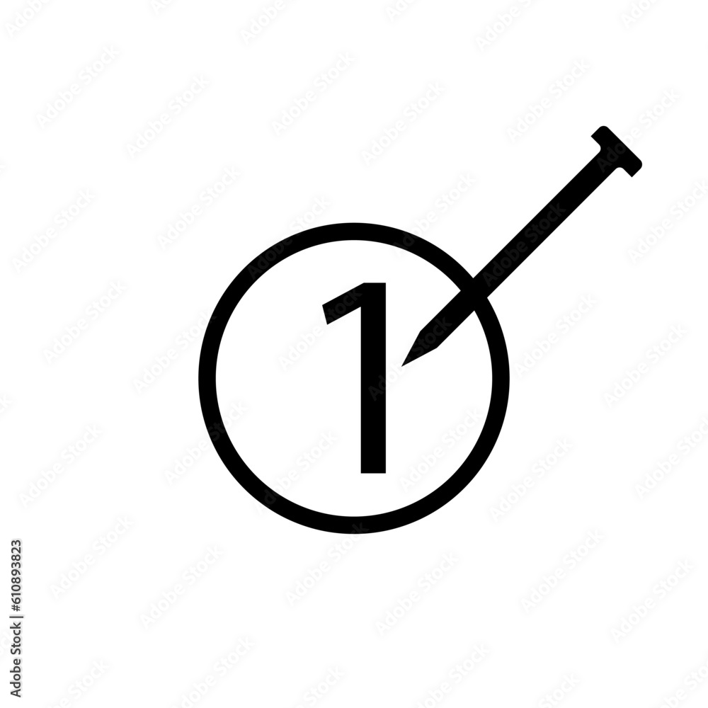 VOTING icon silhouette design template vector VOTING icon silhouette design template vector