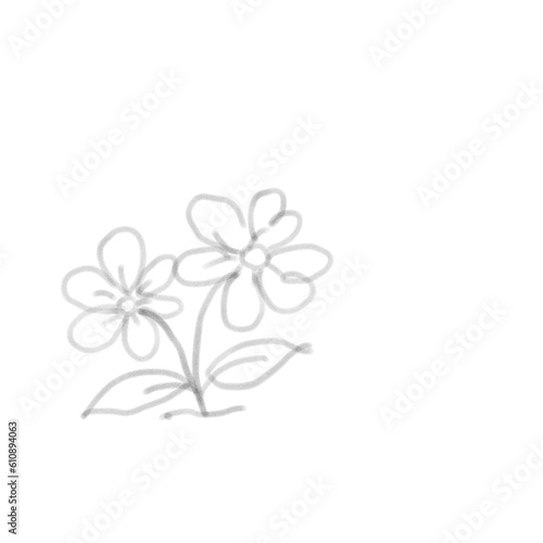 abstract background flowers tree