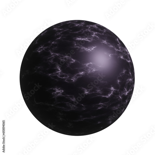 3d dark earth in space