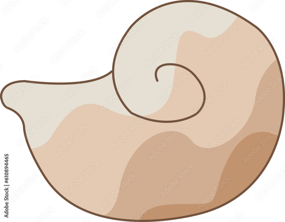 Seashell sign vector illustration for decoration on marine life, summer holiday and coastal living style concept. Seashell sign vector illustration for decoration on marine life, summer holiday and coastal living style concept.