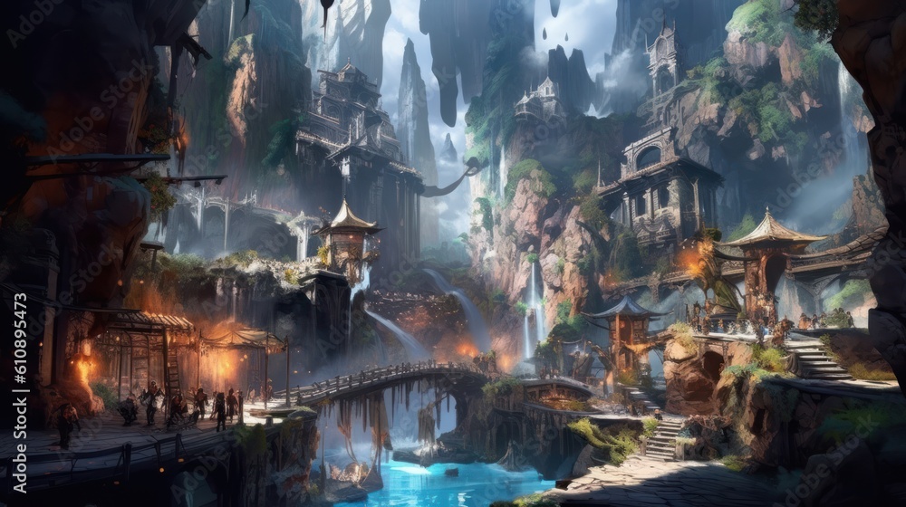 Fantasy Landscape Game Art Fantasy Landscape Game Art