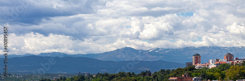 Panoramic view of the Sierra de Guadarrama photo
