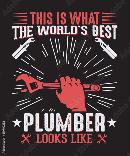 plumber we get wet have big snakes design for plumber
