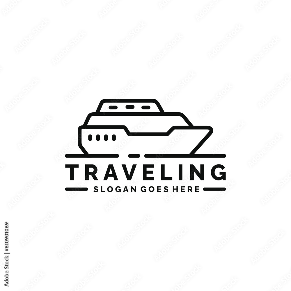 Ship logo design vector illustration Ship logo design vector illustration