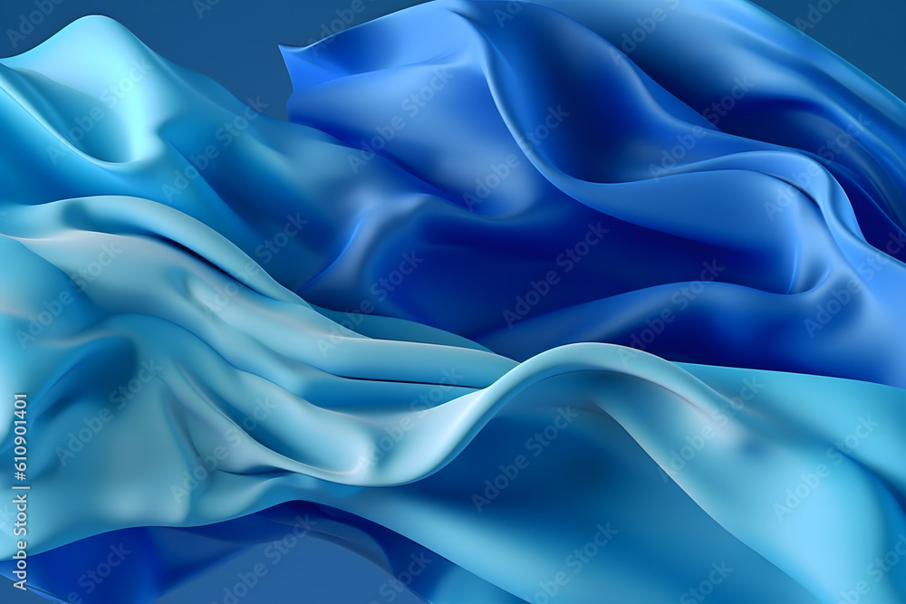 blue silk background
