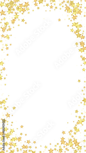 Magic stars vector overlay.  Gold stars scattered