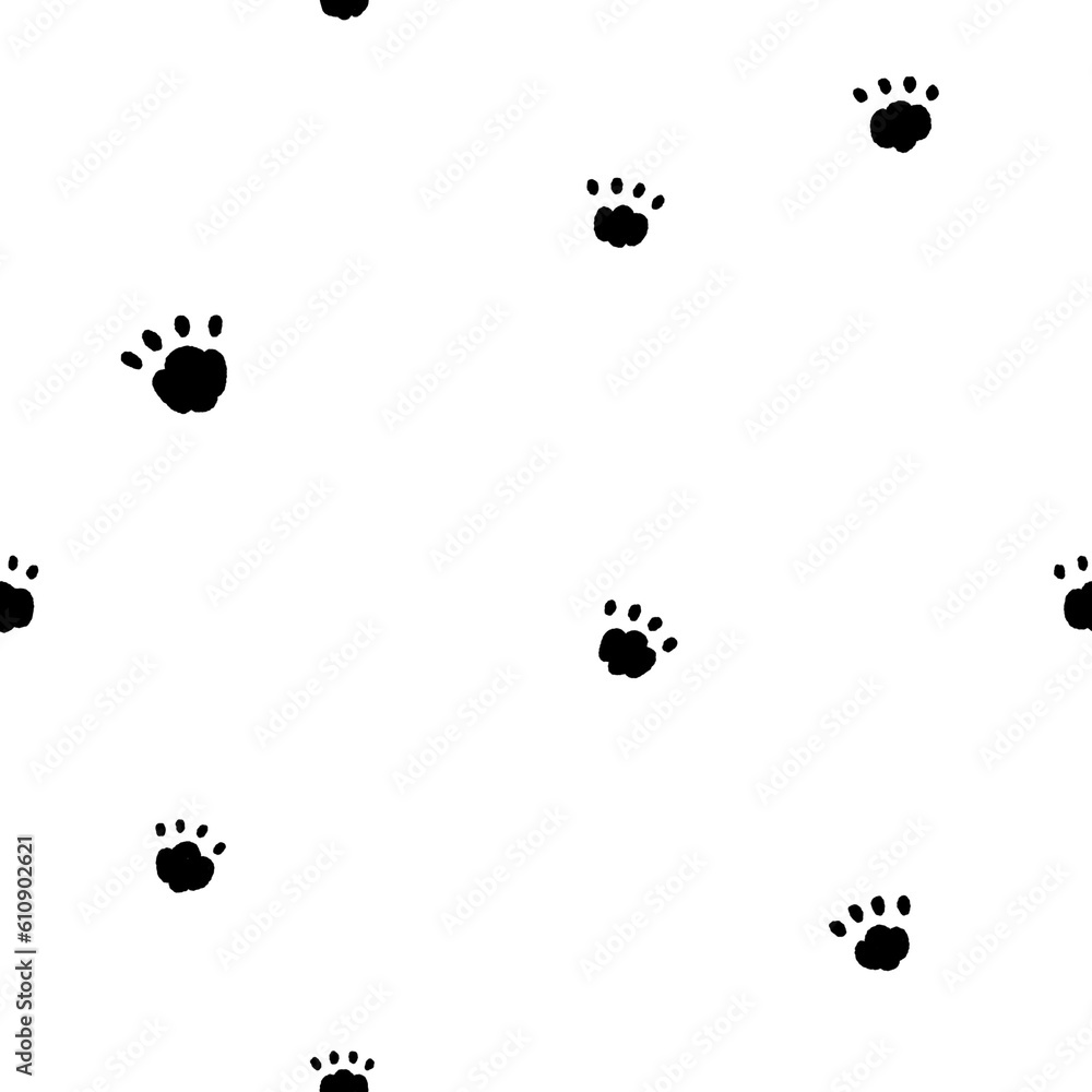 (black) Cat Footprints (black) Cat Footprints