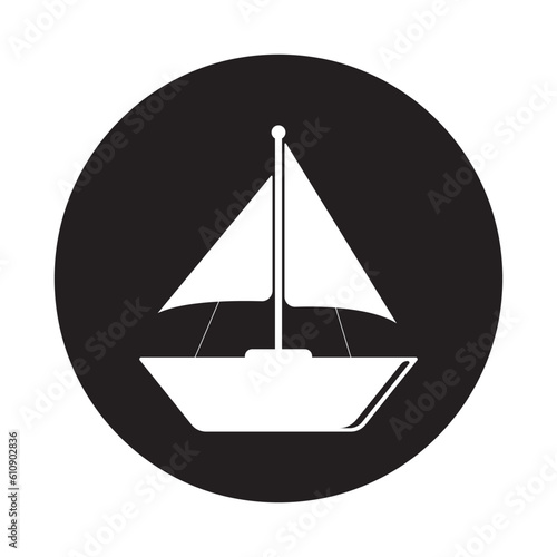 boat icon vector