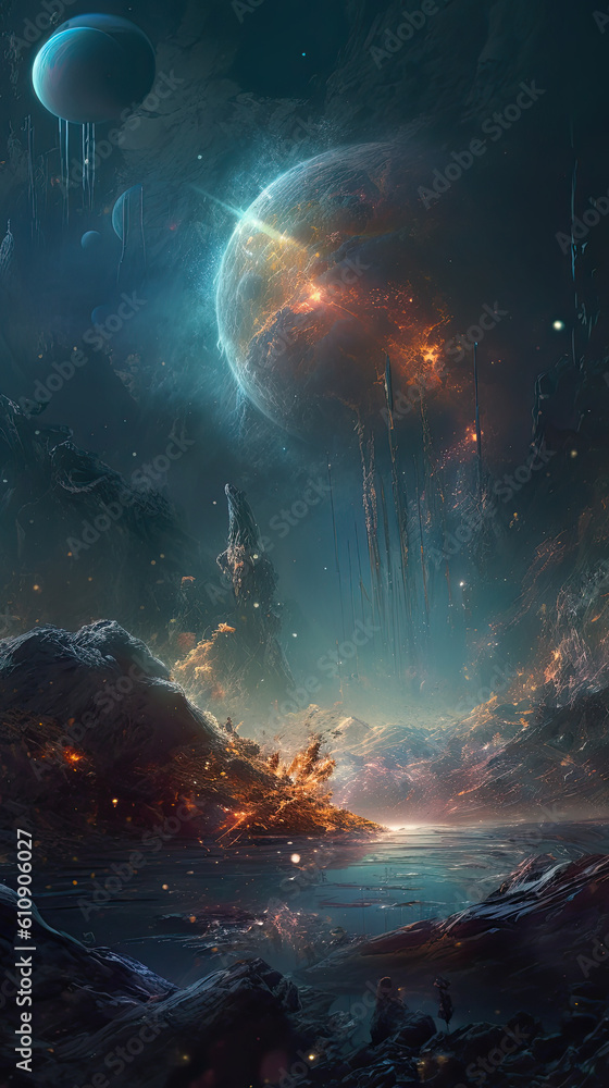 Mystery and Wonder: Lost in an Alien World with Generative AI Mystery and Wonder: Lost in an Alien World with Generative AI