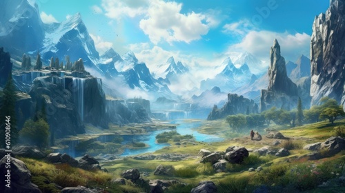 MMORPG Game Art Environment