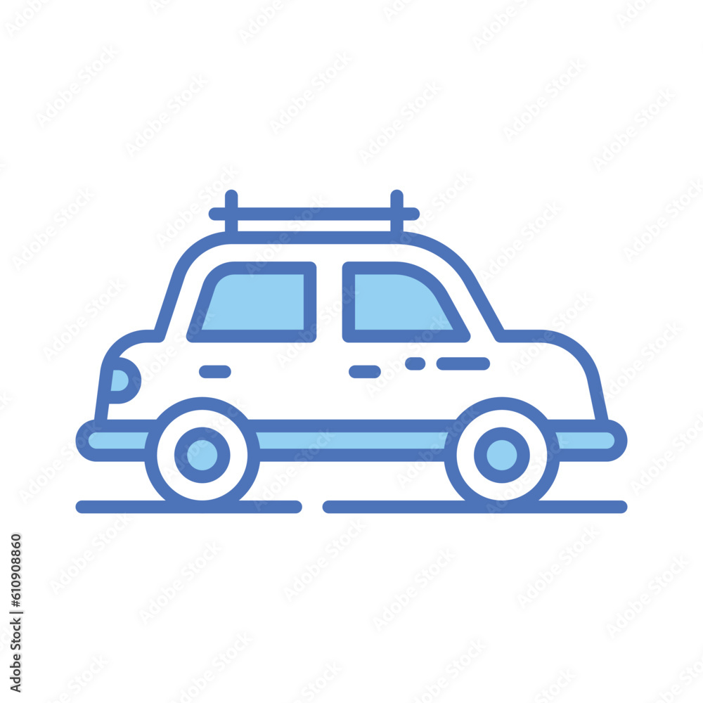 Grab this carefully designed icon of car in modern style, ready to use icon