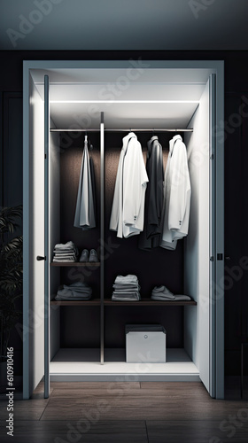 Blank Wardrobe - Generative AI Inspiration © Maxim