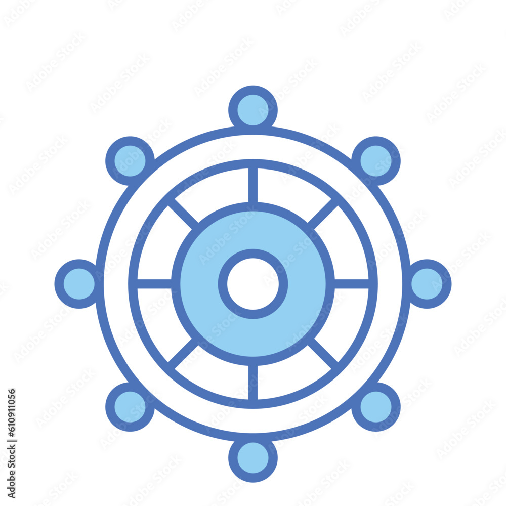 Beautifully designed vector of ship wheel in modern style, ready to use icon Beautifully designed vector of ship wheel in modern style, ready to use icon