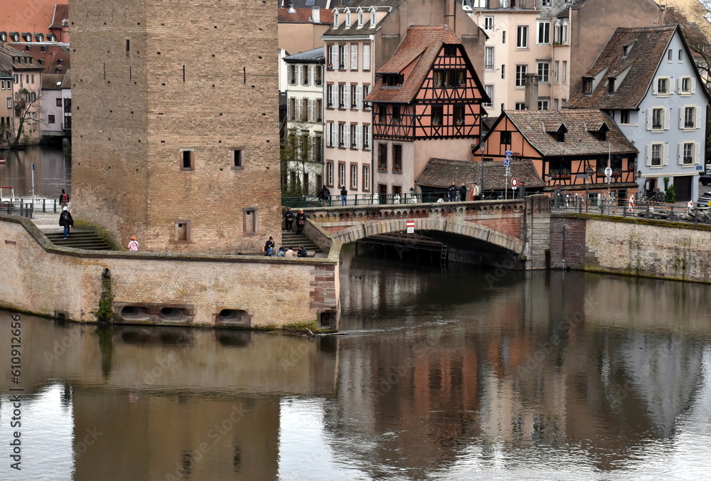 La petite France in Straßburg im Frühling