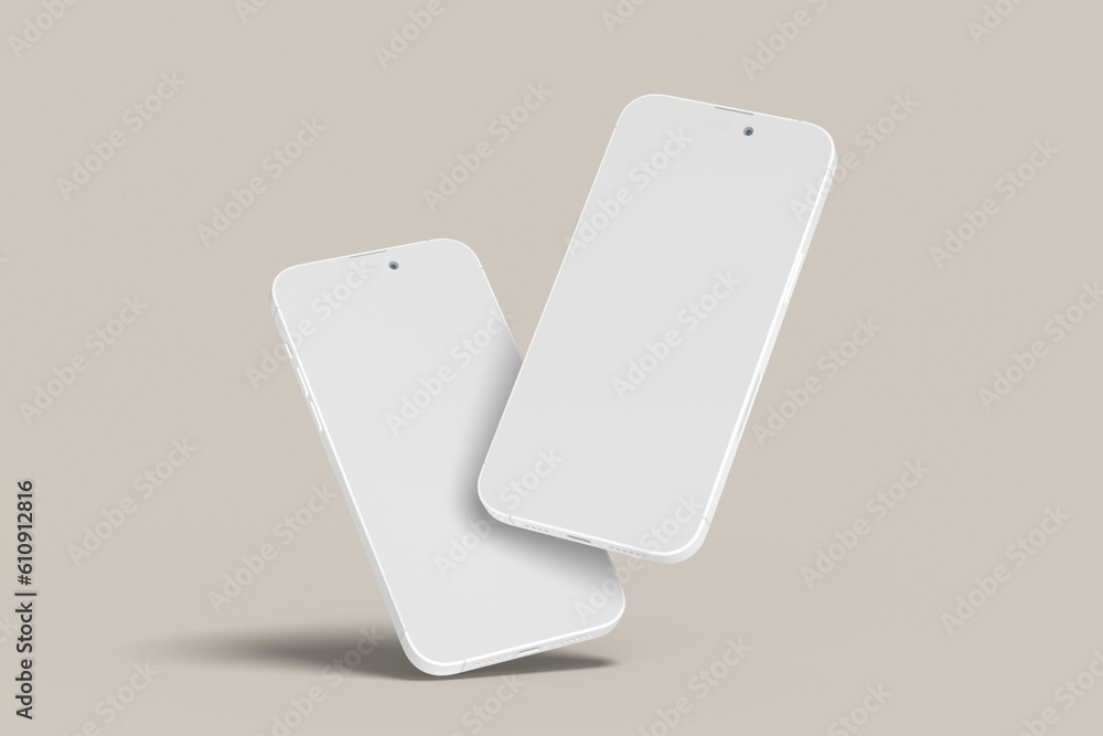 Phone Pro Clay Blank Mockup Phone Pro Clay Blank Mockup