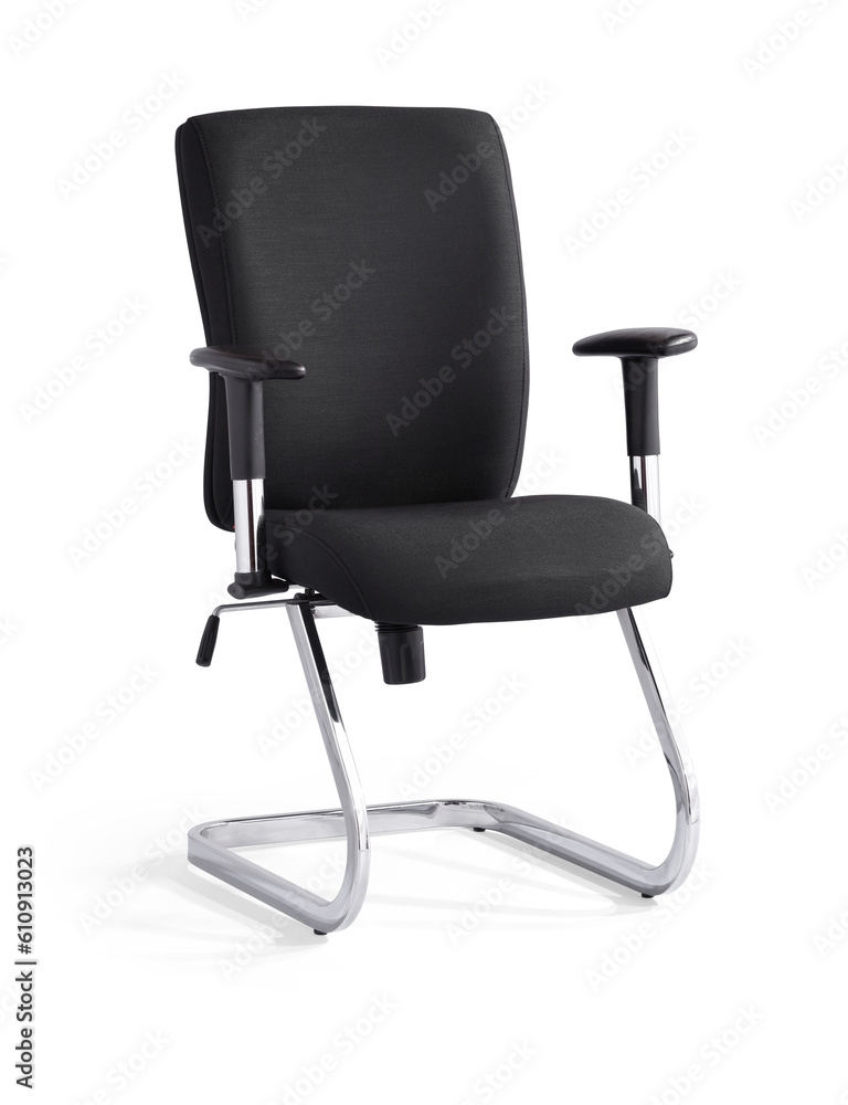 Office waiting chair isolated on white background . Office waiting chair isolated on white background .