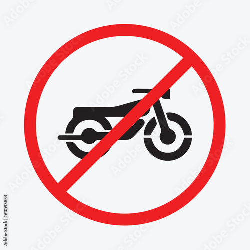 no motocycle sign