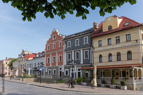 Buildings of the Old Town quarter in Kamianets-Podilskyi, Ukraine