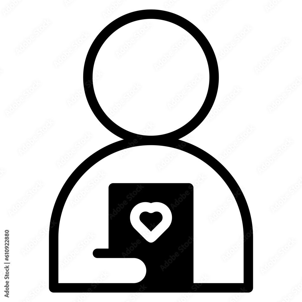 man with valentine invitation dualtone man with valentine invitation dualtone