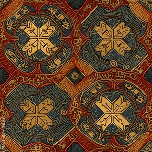 Medieval repeatable pattern