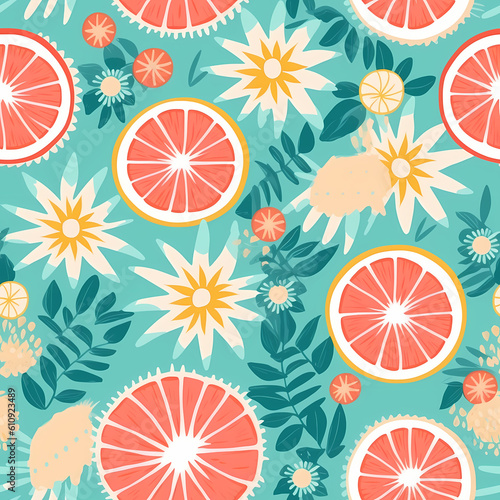 Repetable pattern summer background