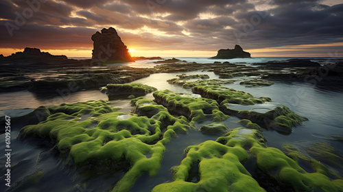 Beautiful ocean landscape. ...