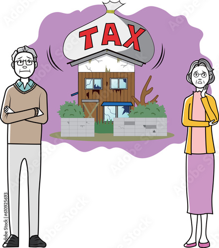 空き家税導入に不安な高齢夫婦