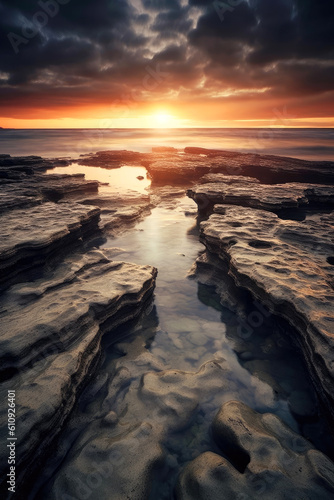 Beautiful ocean landscape. ...