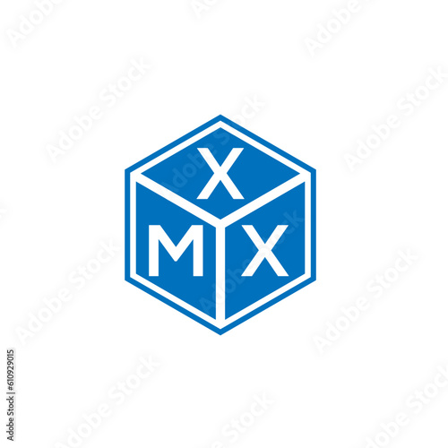 XMK letter logo design on black background. XMK creative initials letter logo concept. XMK letter design. 