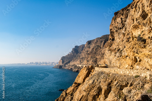 Beautiful Mediterranean landscape in Aguadulce, Andalusia, Spain