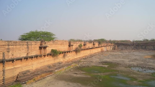 Ancient Mansarovar water tank at Gwalior fort in Madhya Pradesh India photo