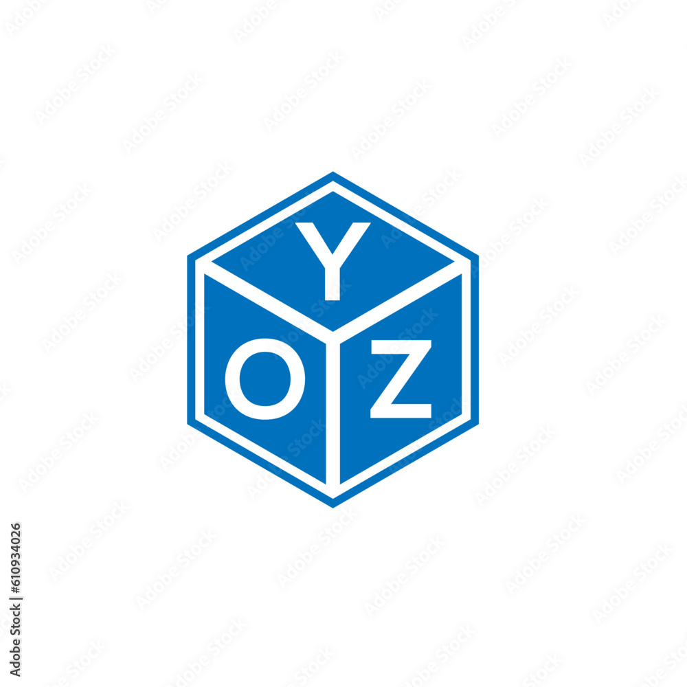 YOZ letter logo design on white background. YOZ creative initials letter logo concept. YOZ letter design.
YOZ letter logo design on white background. YOZ creative initials letter logo concept. YOZ letter design.