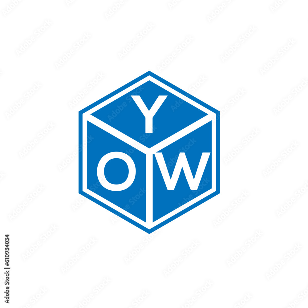 YOW letter logo design on white background. YOW creative initials letter logo concept. YOW letter design.
YOW letter logo design on white background. YOW creative initials letter logo concept. YOW letter design.