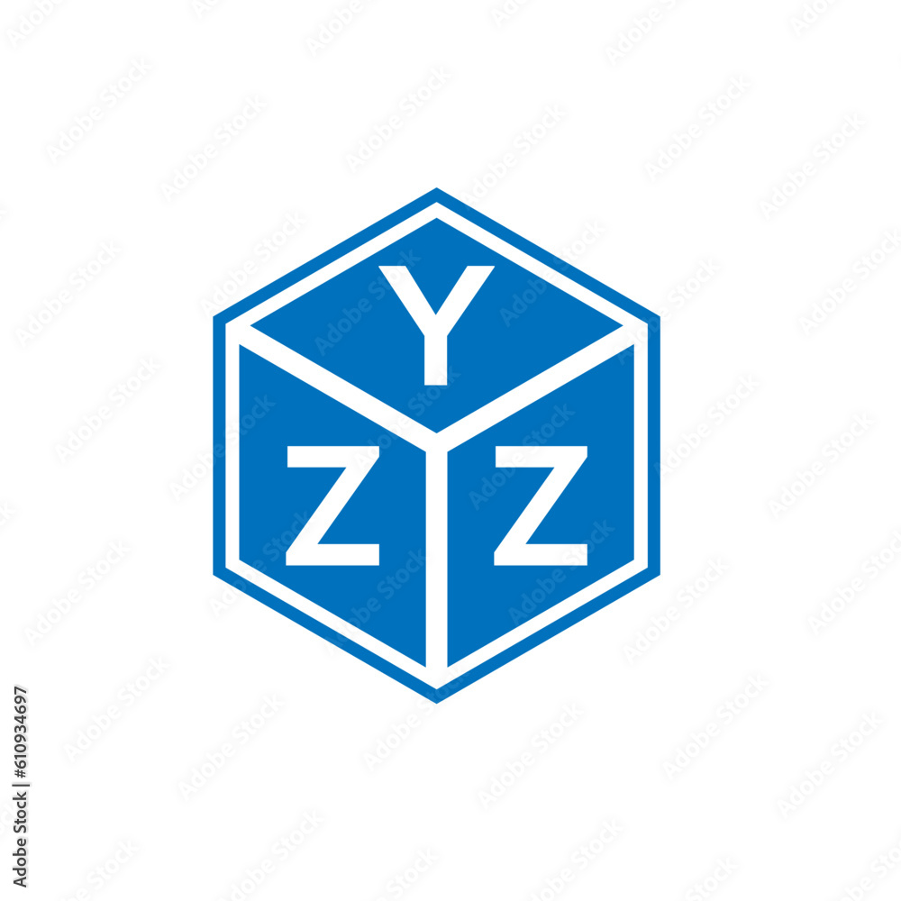 YZZ letter logo design on white background. YZZ creative initials letter logo concept. YZZ letter design.
