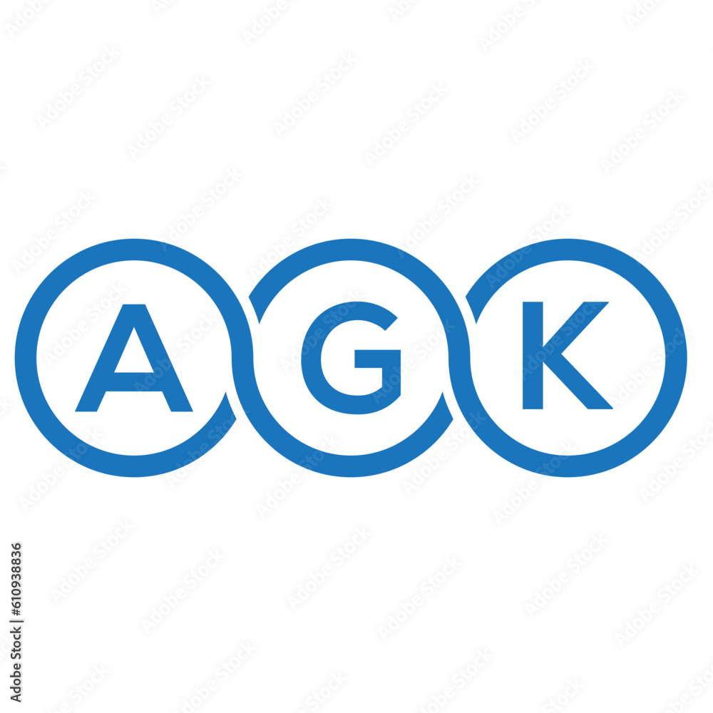 AGK letter logo design on white background. AGK creative initials letter logo concept. AGK letter design.
AGK letter logo design on white background. AGK creative initials letter logo concept. AGK letter design.