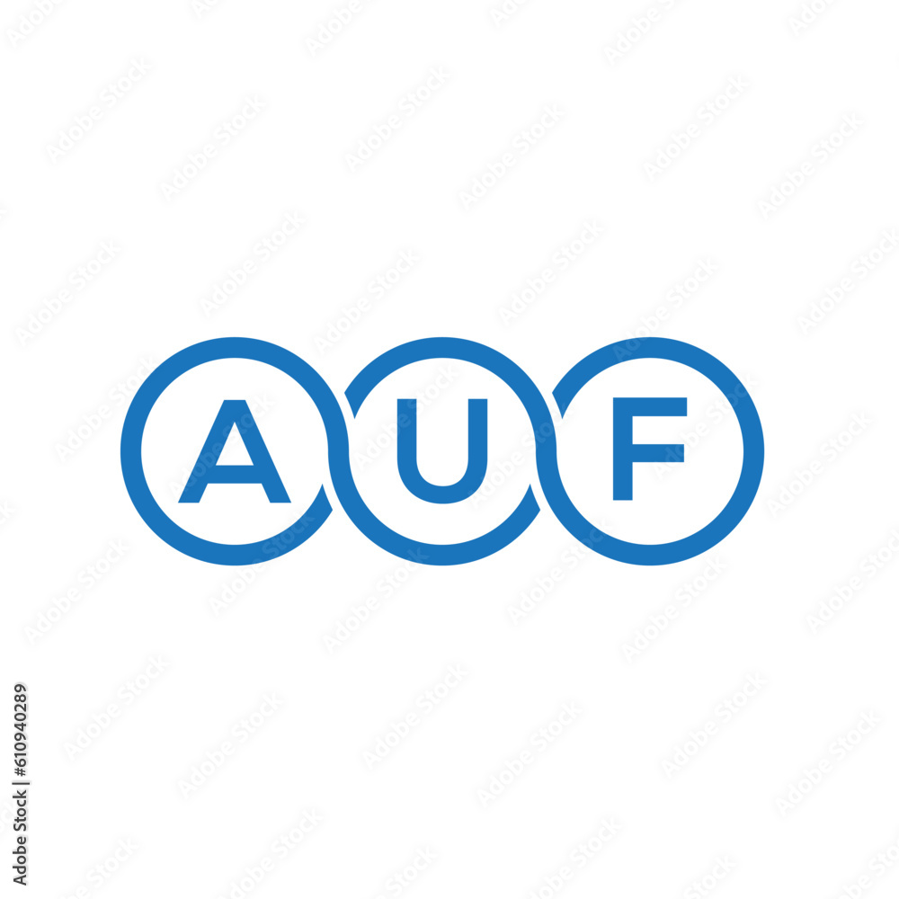 AUF letter logo design on white background. AUF creative initials letter logo concept. AUF letter design.
AUF letter logo design on white background. AUF creative initials letter logo concept. AUF letter design.