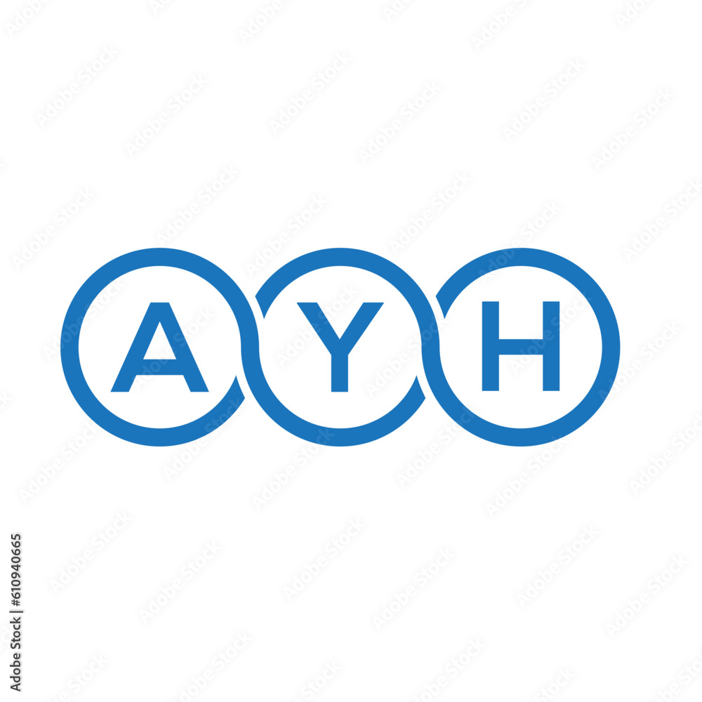 AYH letter logo design on white background. AYH creative initials letter logo concept. AYH letter design.
AYH letter logo design on white background. AYH creative initials letter logo concept. AYH letter design.