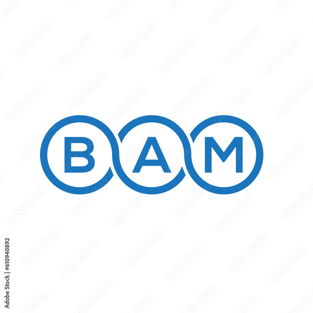 BAM letter logo design on white background. BAM creative initials letter logo concept. BAM letter design.
BAM letter logo design on white background. BAM creative initials letter logo concept. BAM letter design.