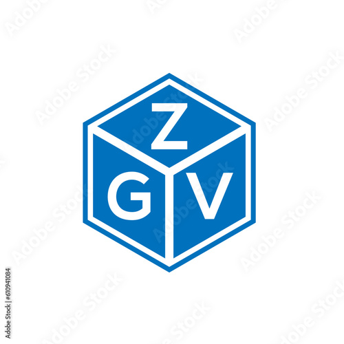 Obraz na płótnie ZGV letter logo design on white background. ZGV creative initials letter logo concept. ZGV letter design.
w salonie