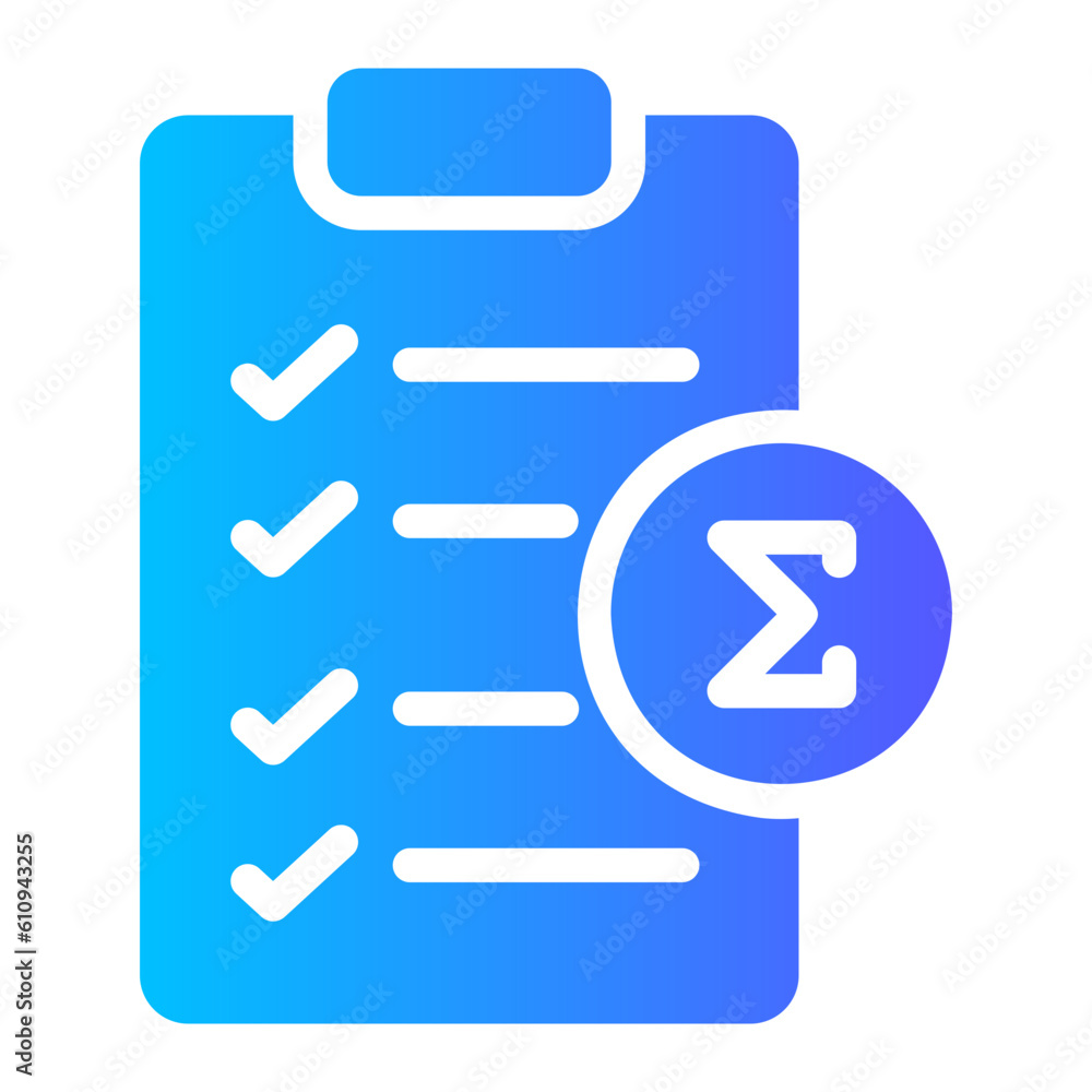 clipboard gradient icon clipboard gradient icon