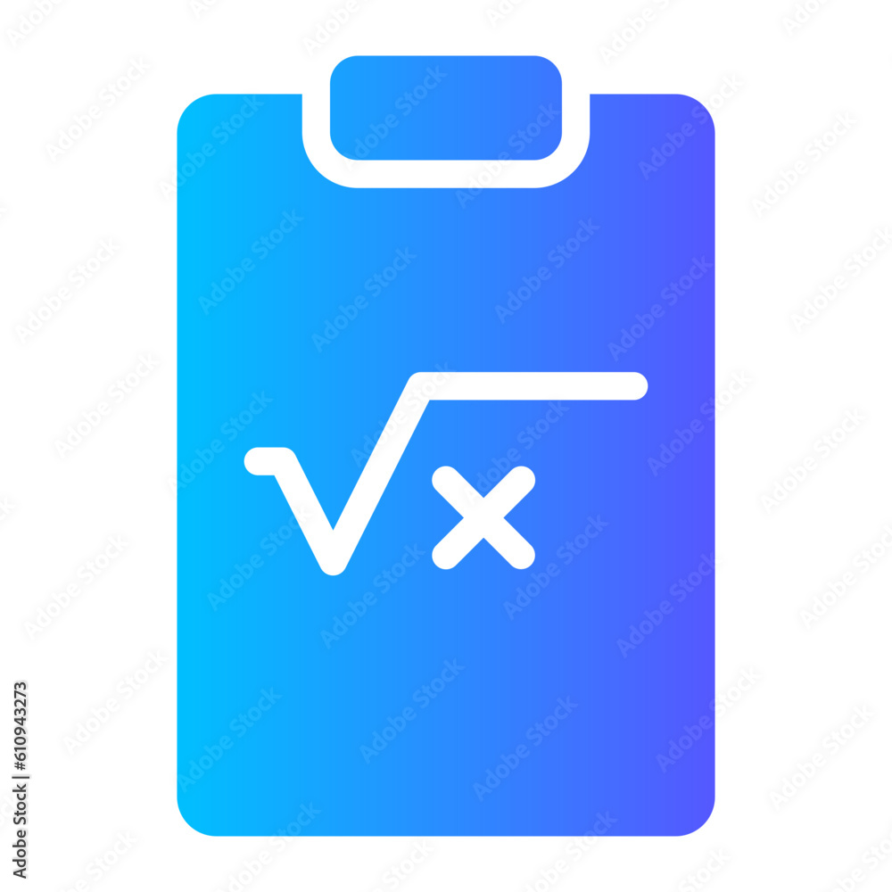 clipboard gradient icon