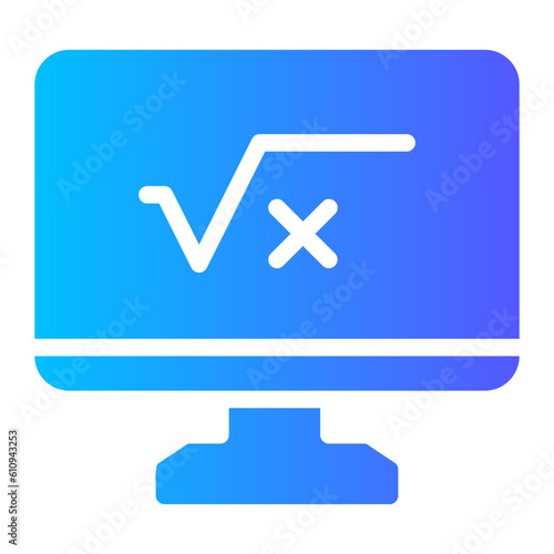 computer gradient icon