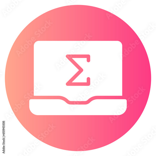 Free Download summation gradient icon - GFXLoad