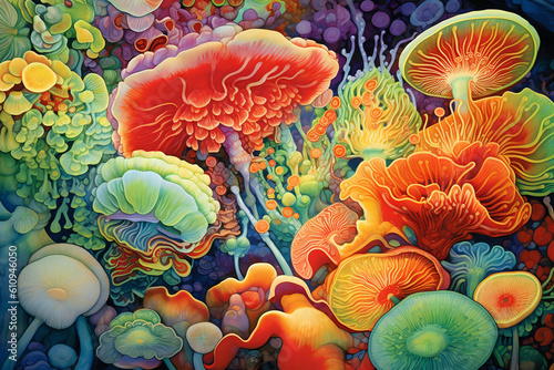 Journeying Through Abstract Patterns Of Microscopic Life