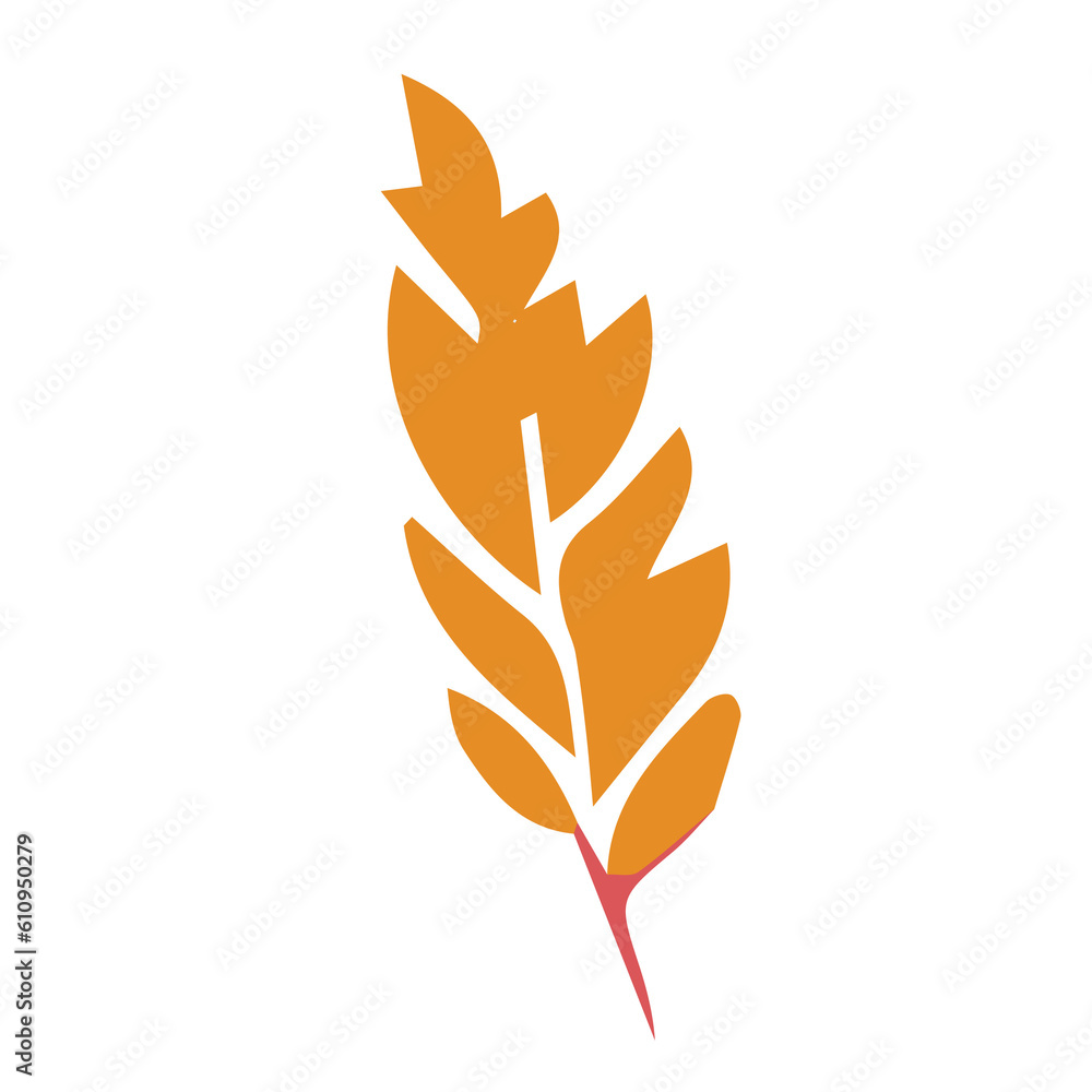 Leaf flat illustration Leaf flat illustration