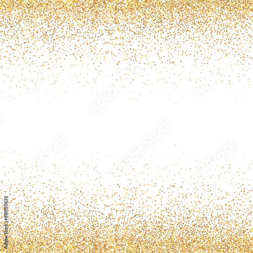 gold dust magic glitter square frame