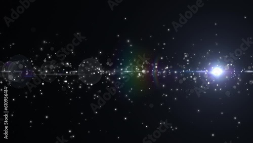 テロップ効果 パーティクル キラキラ レンズフレア