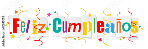 Feliz cumpleaños : Happy Birthday in spanish language