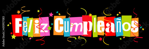 Feliz cumpleaños : Happy Birthday in spanish language