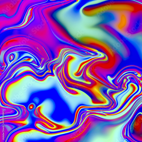 Abstract background multicolored flowing paint